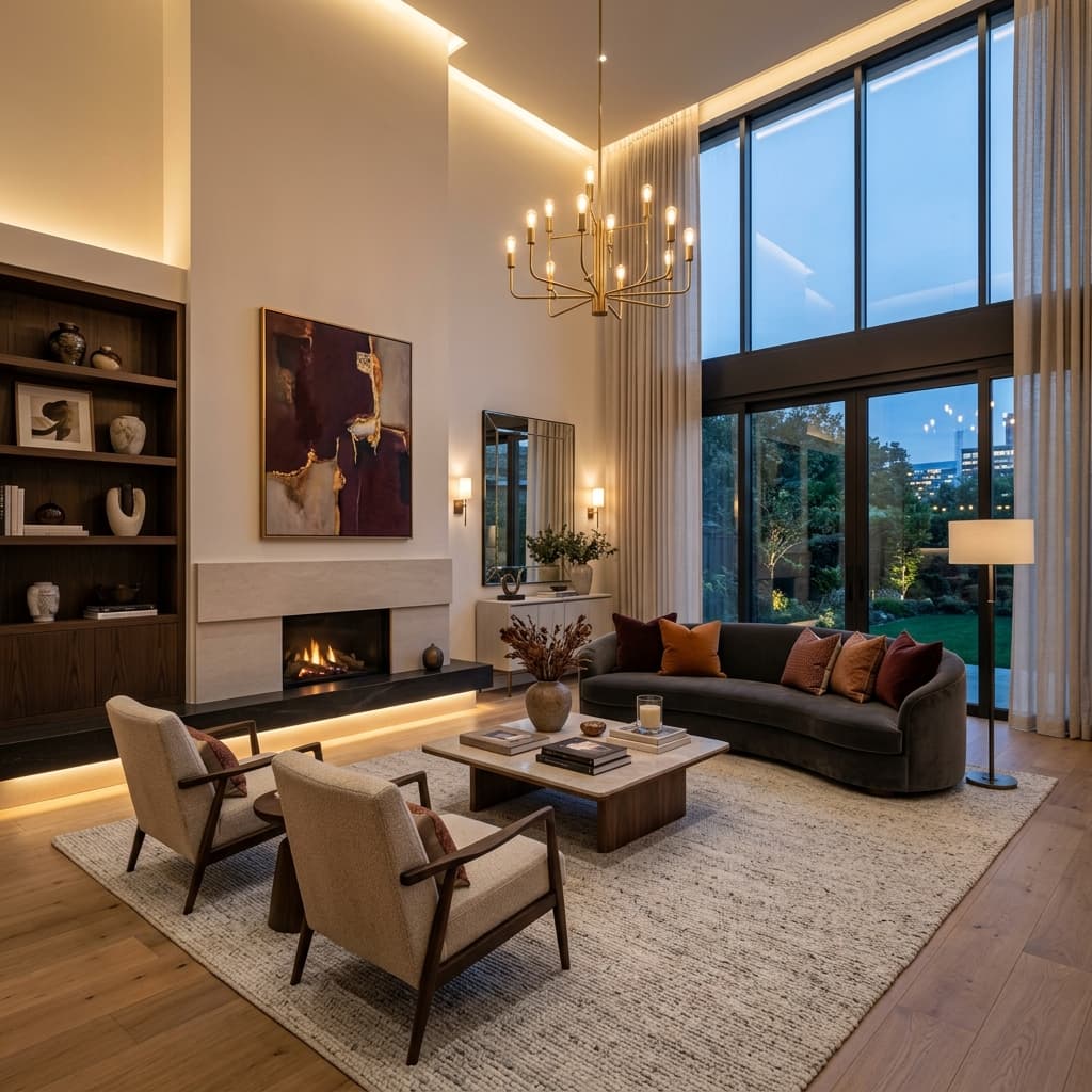 False Ceiling & Lighting View 4